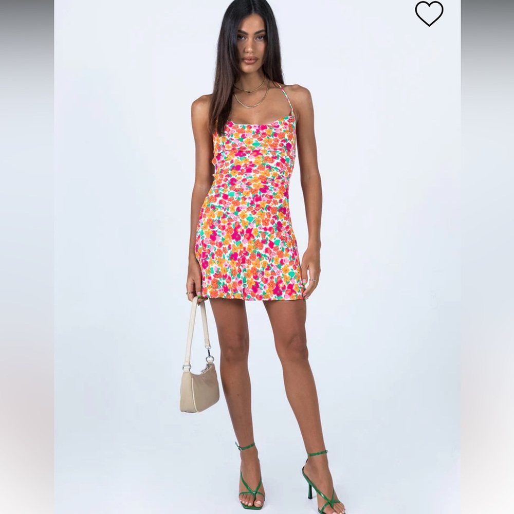 Princess Polly Celena Mini Floral Dress Looks Amazing On Perfect Fit